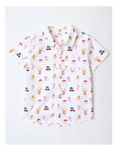 Season's Greetings Icon Shirt White