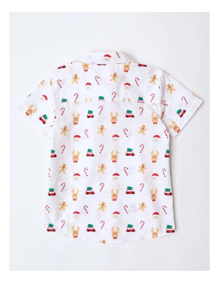 Season's Greetings Icon Shirt White image 3