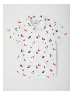 Myer Giftorium Xmas Icon Shirt in White