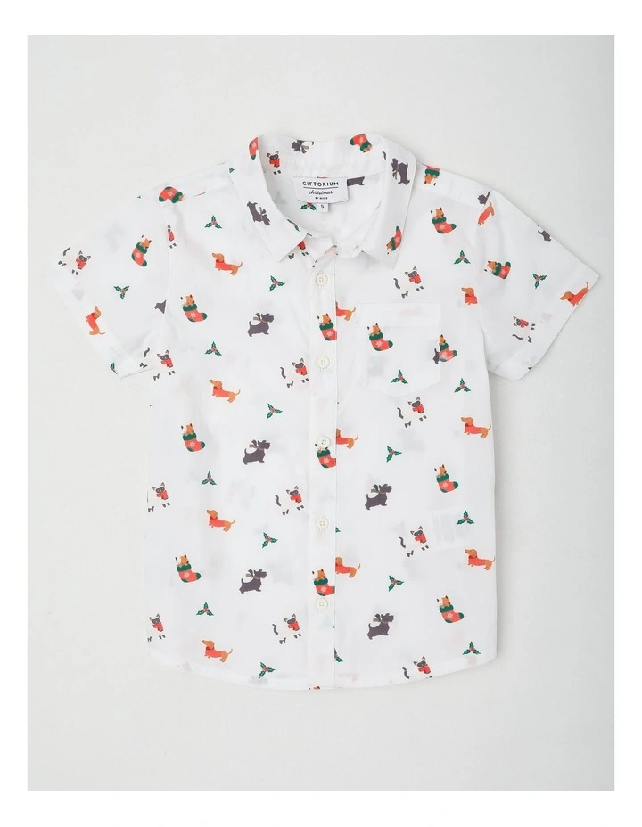 Myer Giftorium Xmas Icon Shirt in White image 1