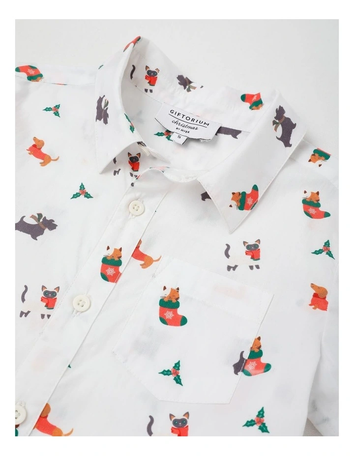 Myer Giftorium Xmas Icon Shirt in White image 2