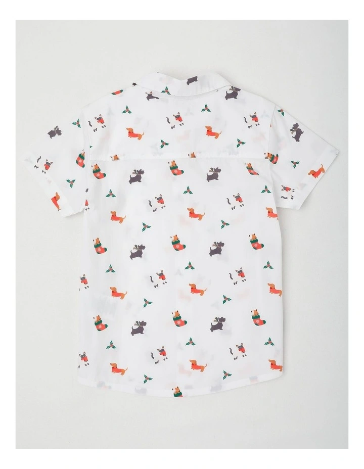 Myer Giftorium Xmas Icon Shirt in White image 3