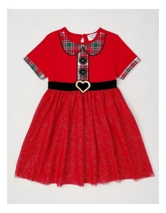 Mrs. Claus Tutu Dress in Red