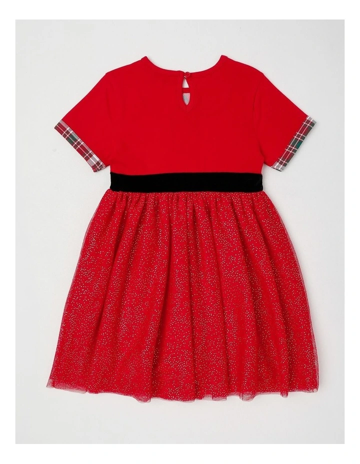 Mrs. Claus Tutu Dress in Red image 3