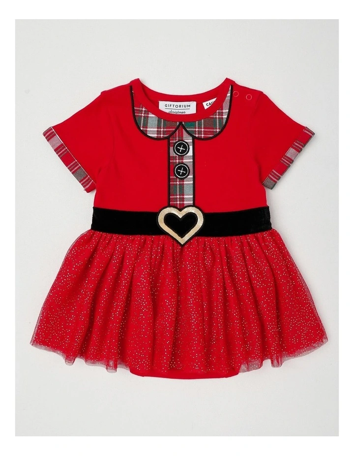 Mrs Claus Bodysuit in Red image 1