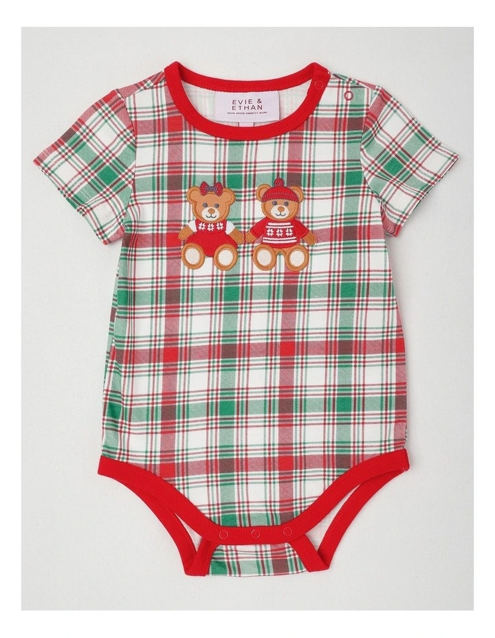 Myer Giftorium Charity Bear Bodysuit in White image 1