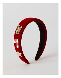 Christmas Character Headband in Red