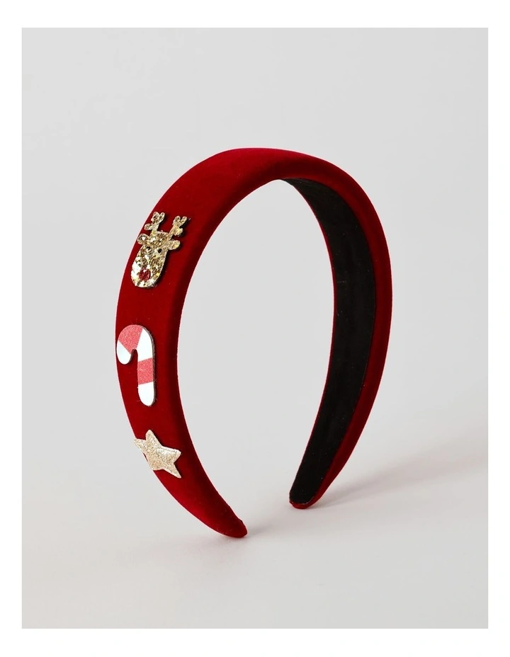 Christmas Character Headband in Red image 1