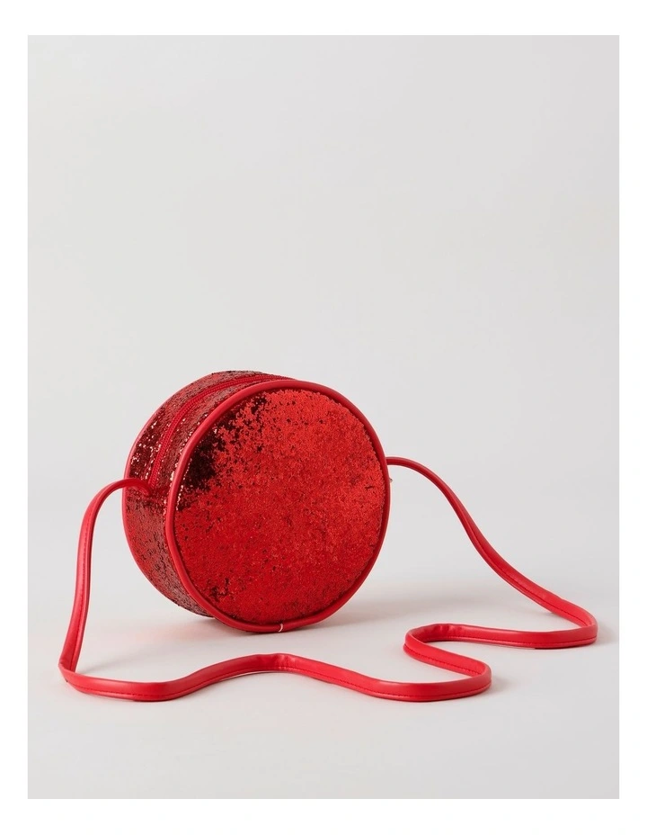Christmas Novelty Fluffy Bag in Red image 3