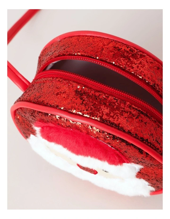 Christmas Novelty Fluffy Bag in Red image 4
