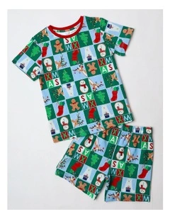 PJ Club Wrapping Paper Pyjama in Multi