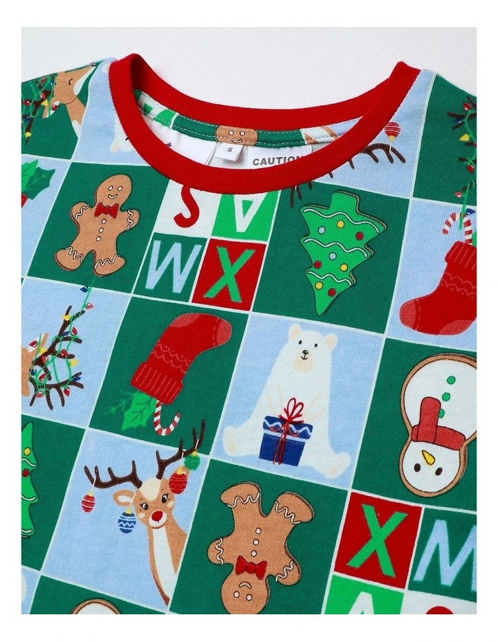 PJ Club Wrapping Paper Pyjama in Multi image 2