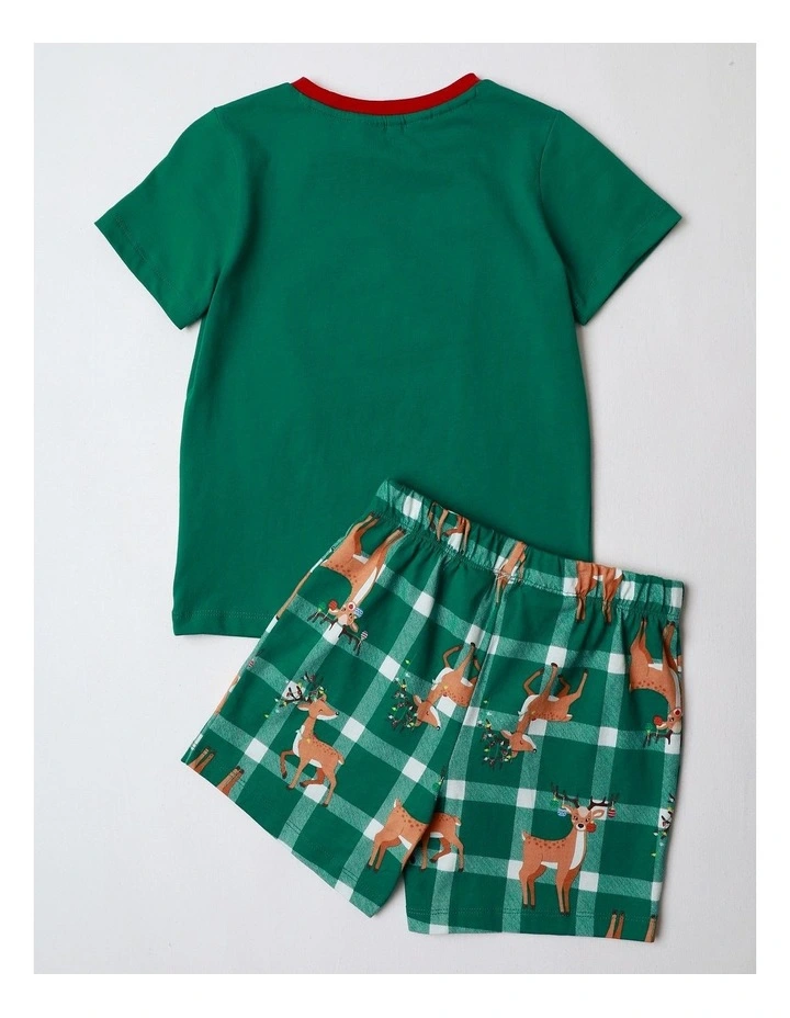 PJ Club Reindeer Pyjama in Forest image 3