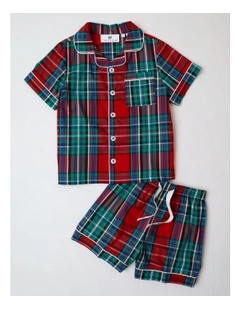 PJ Club Tartan Pyjama in Multi