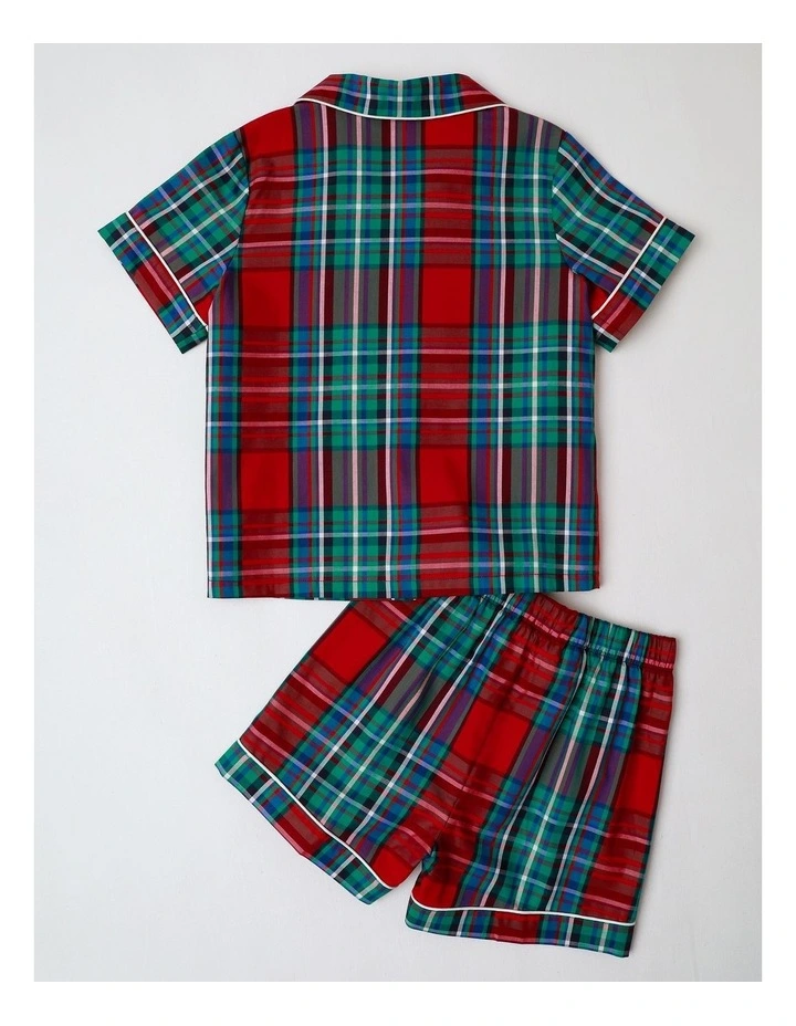 PJ Club Tartan Pyjama in Multi image 3