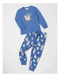 PJ Club Cosy Knit Pyjama in Midnight