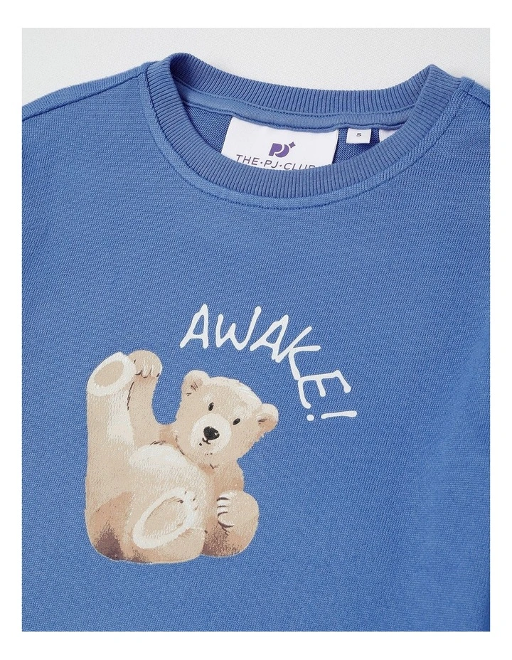 PJ Club Cosy Knit Pyjama in Midnight image 2