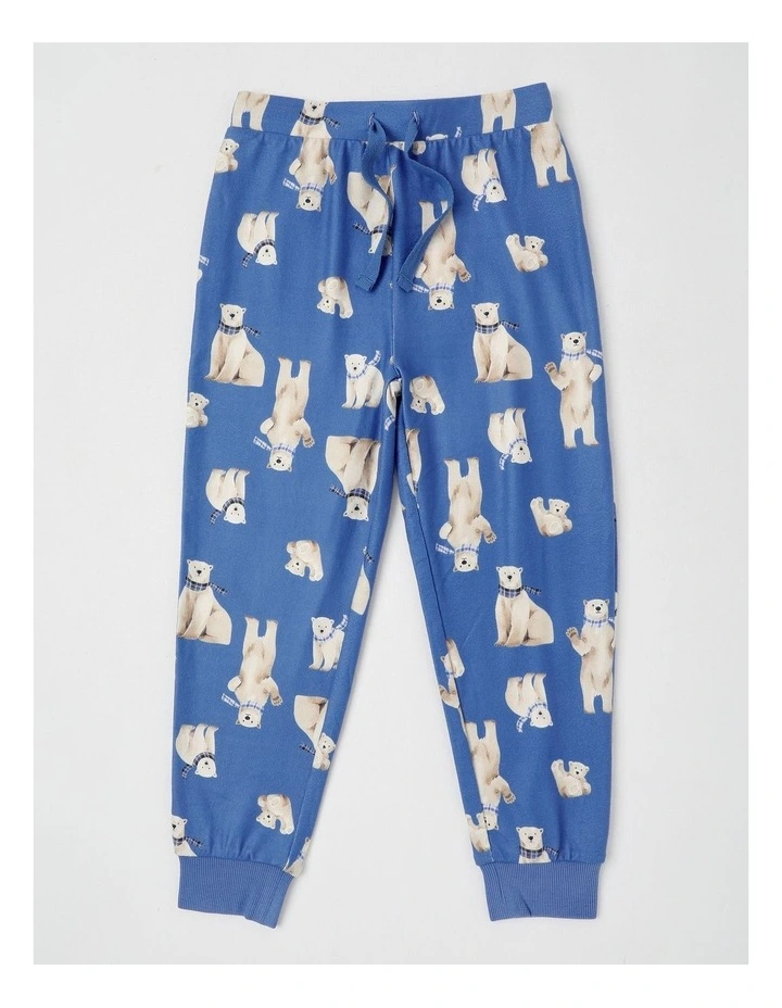 PJ Club Cosy Knit Pyjama in Midnight image 5