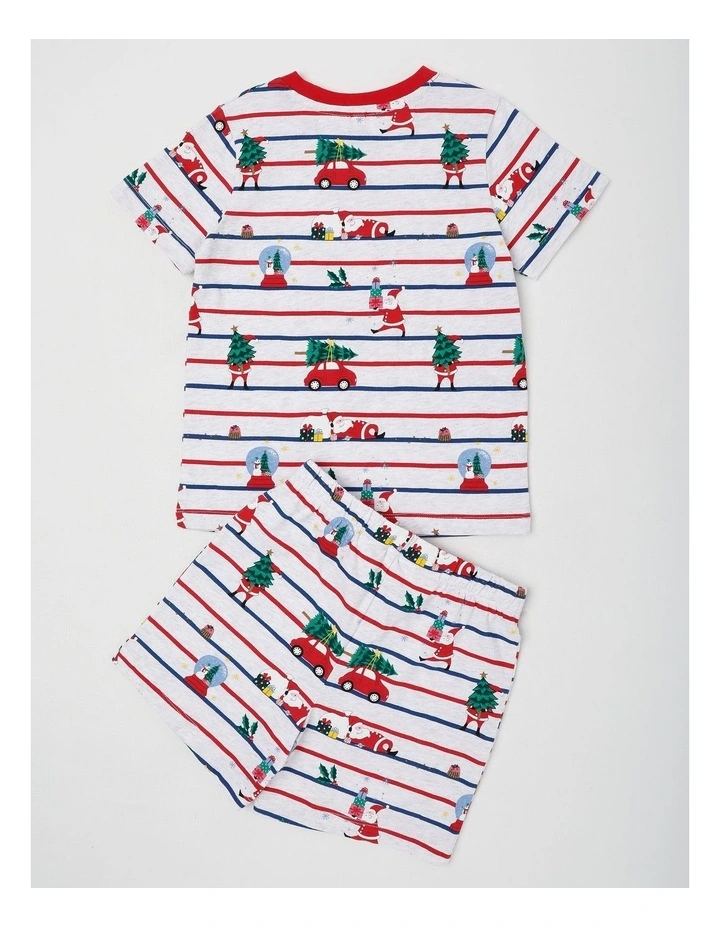 Myer Giftorium Santa Stripe Pyjama in Assorted image 3