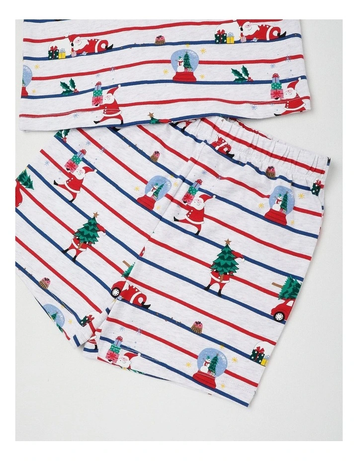 Myer Giftorium Santa Stripe Pyjama in Assorted image 4
