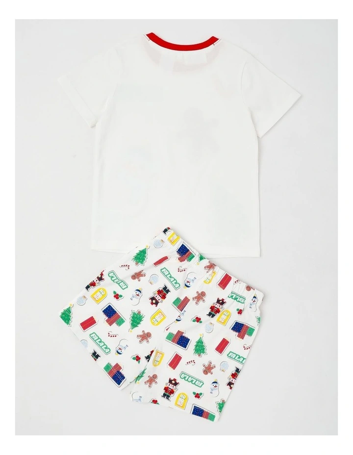 Myer Giftorium Christmas Stickers Pyjama in Assorted image 3