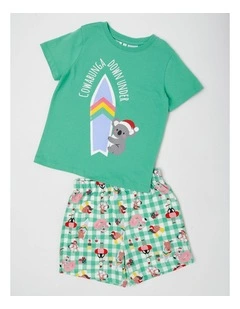 Myer Giftorium Aussie Animals Pyjama in Assorted