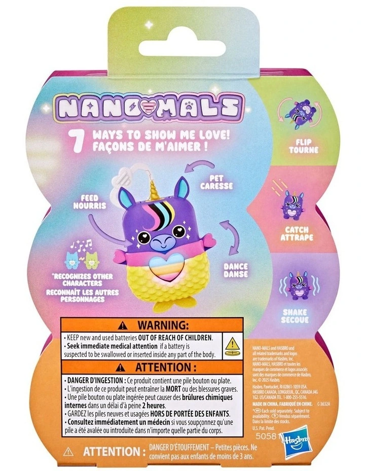 Hasbro Nano-mals Electronic Fidget Pets image 3