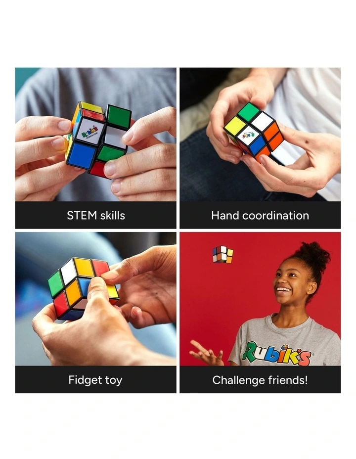 Mini Original 2x2 Rubik's Cube 3D Puzzle Fidget Cube image 4