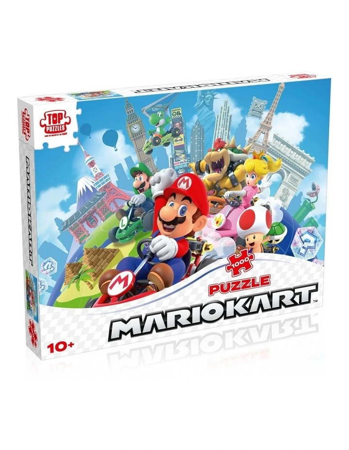 Mariokart Around the World 1000 Piece Puzzle image 1