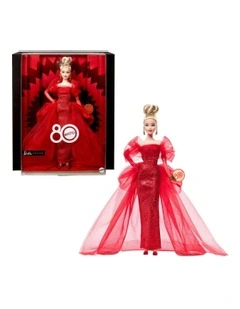 Barbie Signature Mattel 80th Anniversary Barbie Blonde Hair Doll