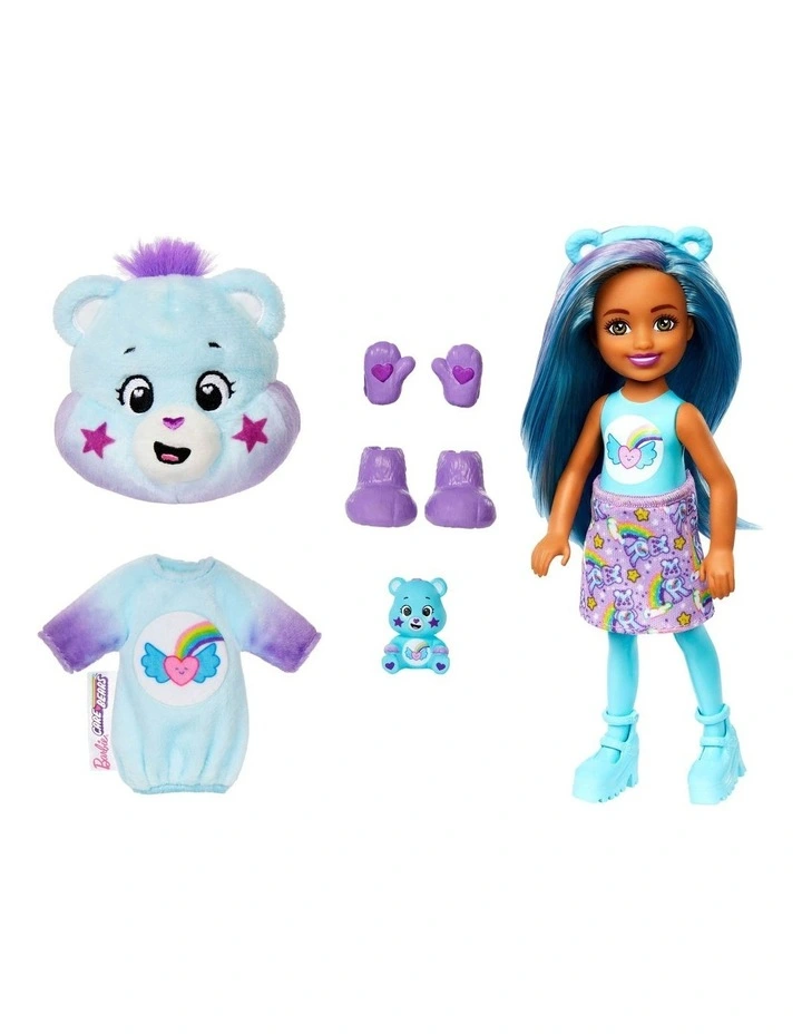 Cutie Reveal Care Bears Chelsea Small Dolls & Accessories Assorted image 2