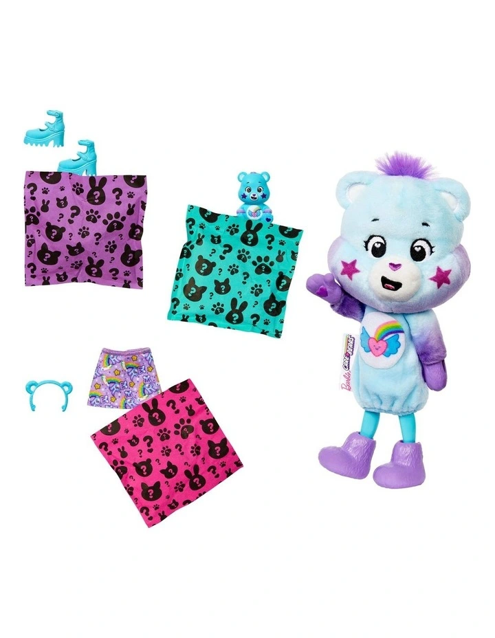 Cutie Reveal Care Bears Chelsea Small Dolls & Accessories Assorted image 3