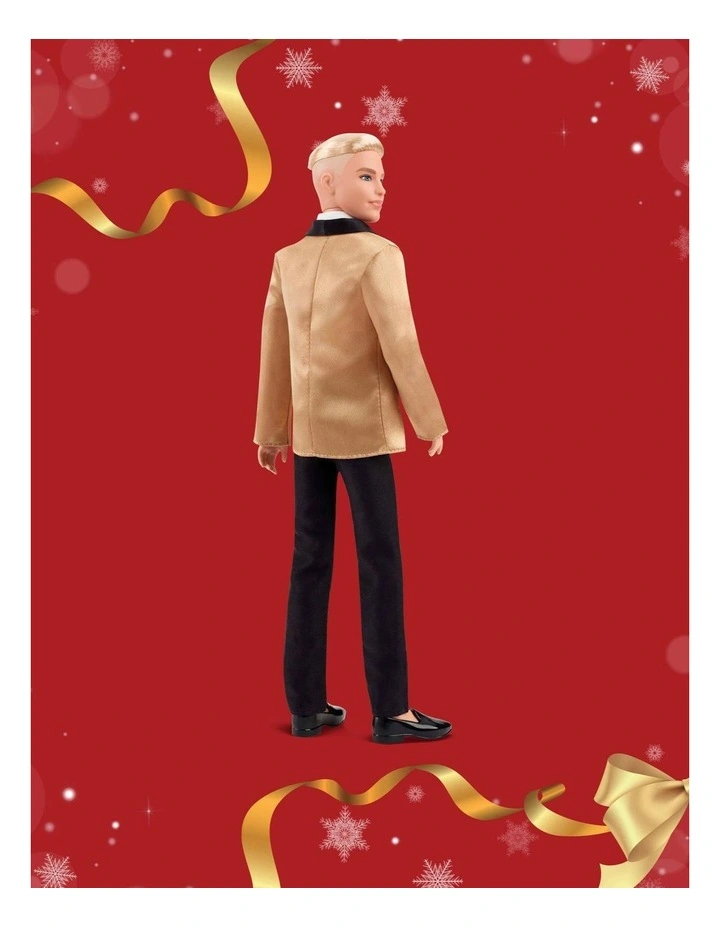 Holiday Blonde Ken Fashion Doll image 5