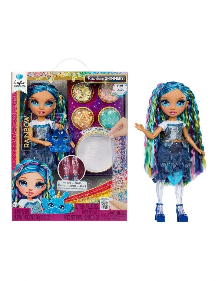 Rainbow Shimmers with Slime Fashion Doll image 1