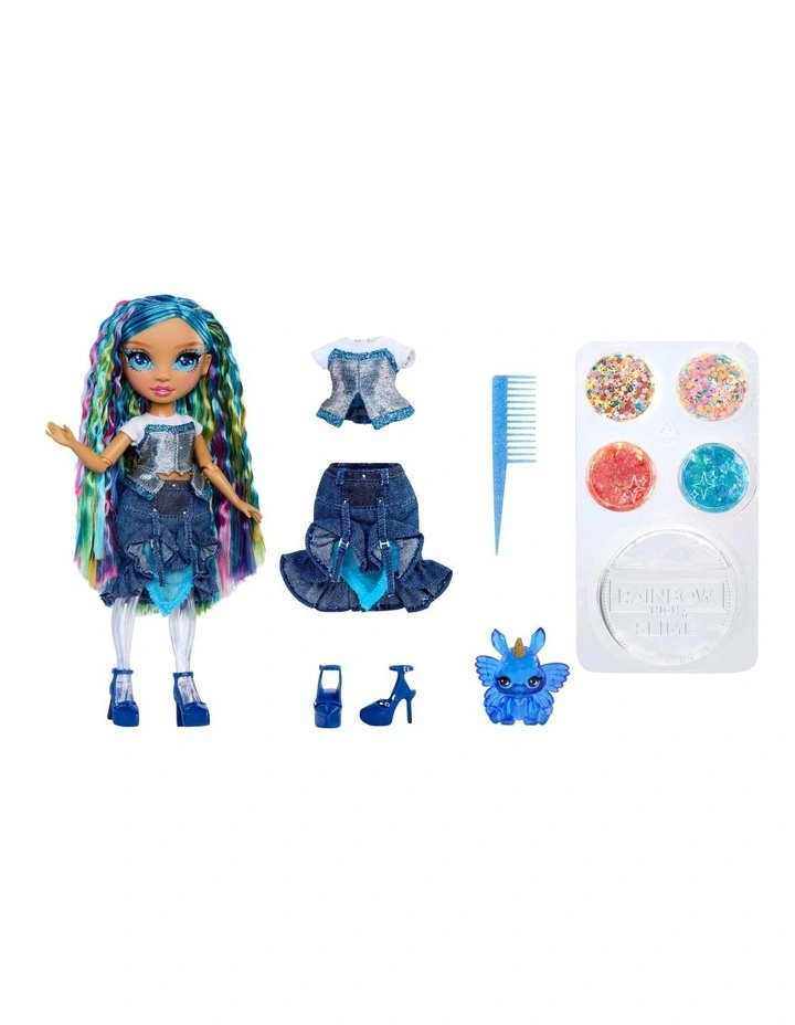 Rainbow Shimmers with Slime Fashion Doll image 2