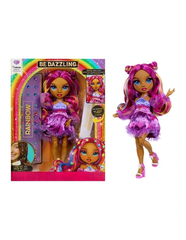 Rainbow High Be Dazzling Fashion Dolls in Noemie Violette image 1