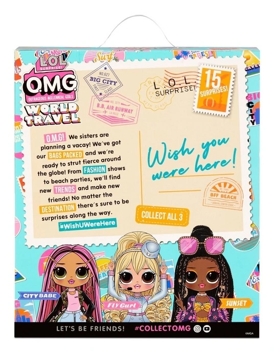 LOL Surprise World Travel OMG Fashion Dolls Assorted | MYER