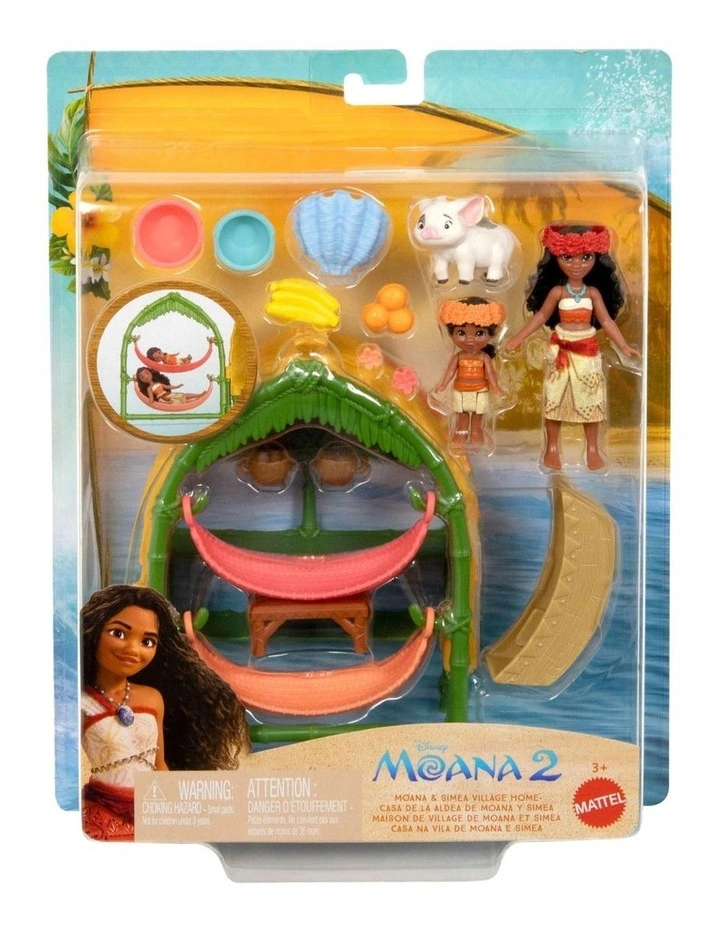 Moana 2 And Simea Village Home Playset image 1