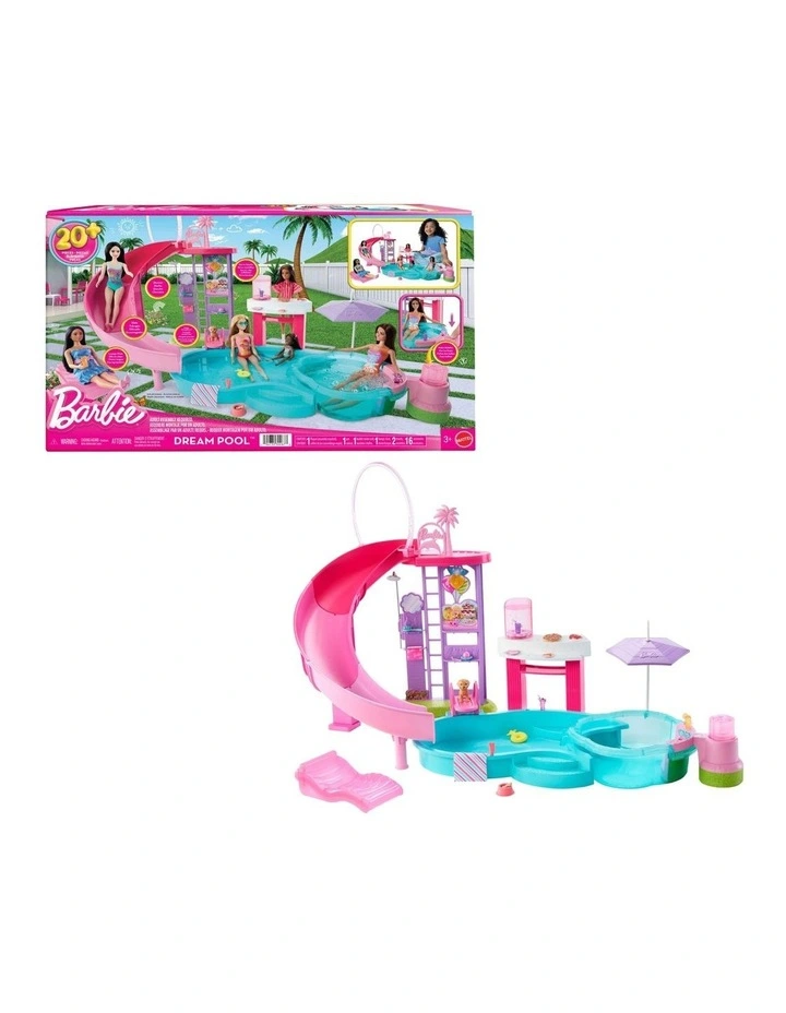 Dream Pool Playset with Slide & Bubbling Hot Tub image 1