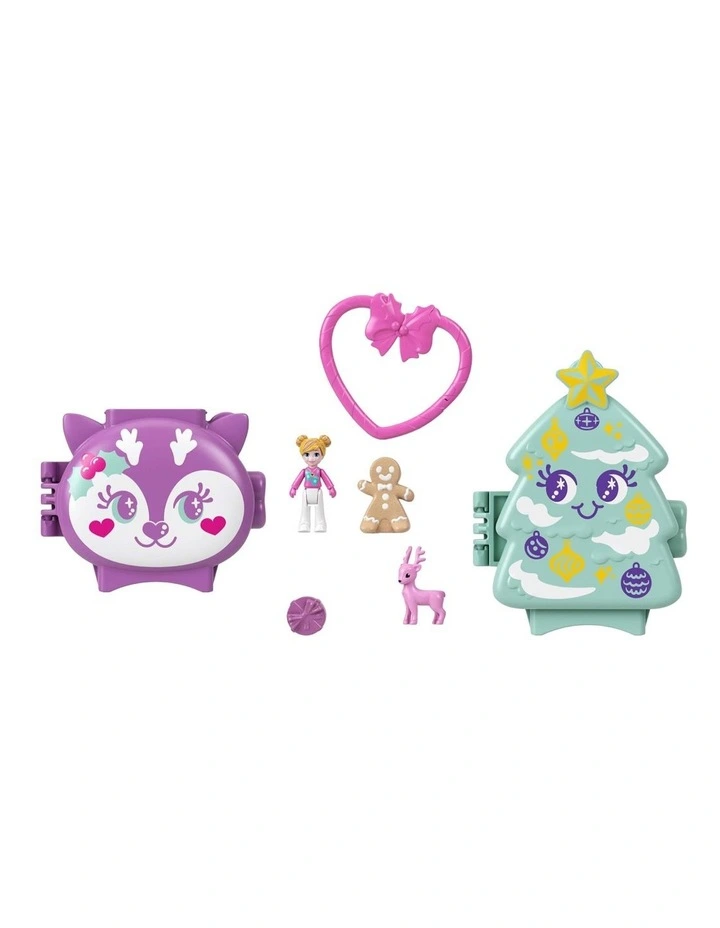 Polly Pocket Holiday Connects Compact Playset image 2