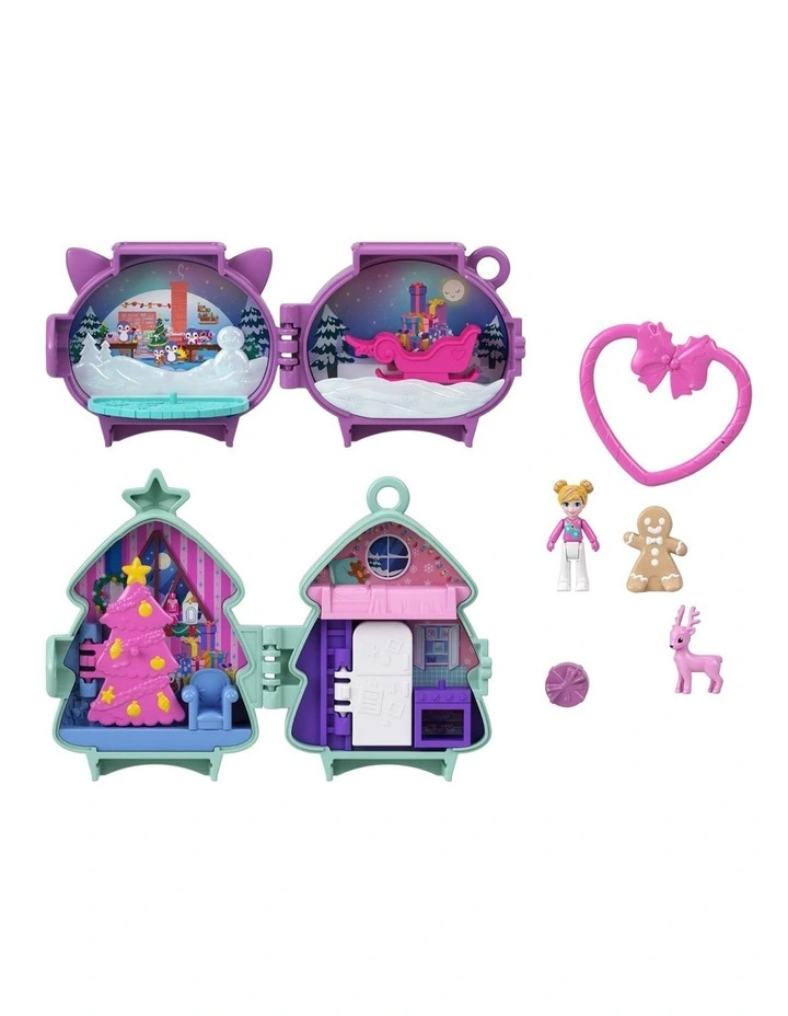 Polly Pocket Holiday Connects Compact Playset image 3