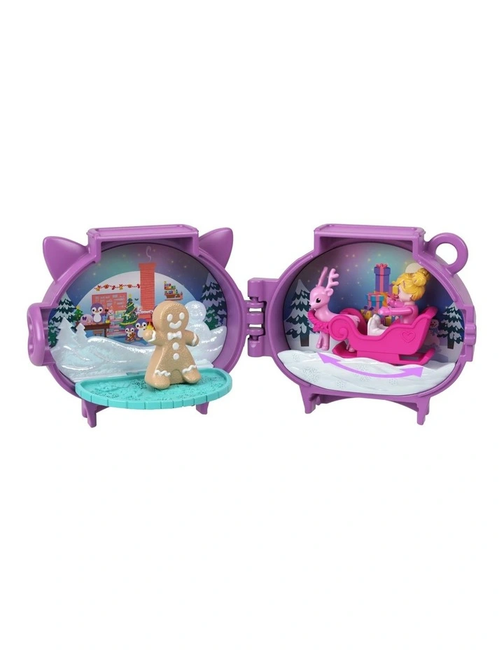 Polly Pocket Holiday Connects Compact Playset image 5