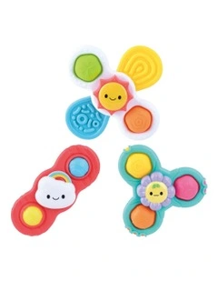 Sunflower, Cloud, The Sun Suction Spinner Trio 3 Pieces