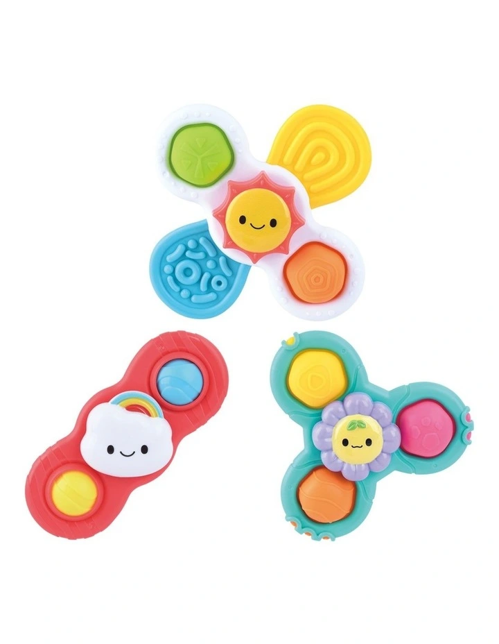 Sunflower, Cloud, The Sun Suction Spinner Trio 3 Pieces image 1