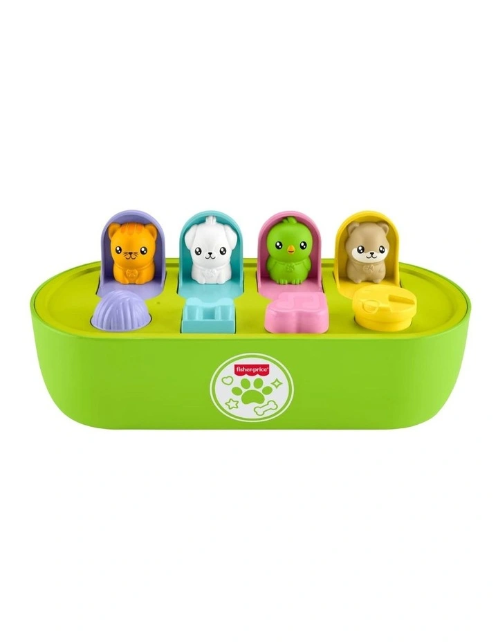 Pets Fine Motor Pop-Up Baby Activity Toy image 2