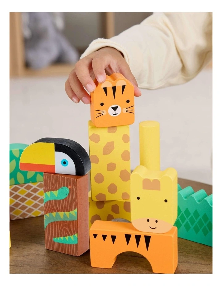 Wooden Jungle Blocks Building Set image 6