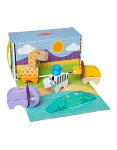 Blockables Safari Animals Building Set - 34
