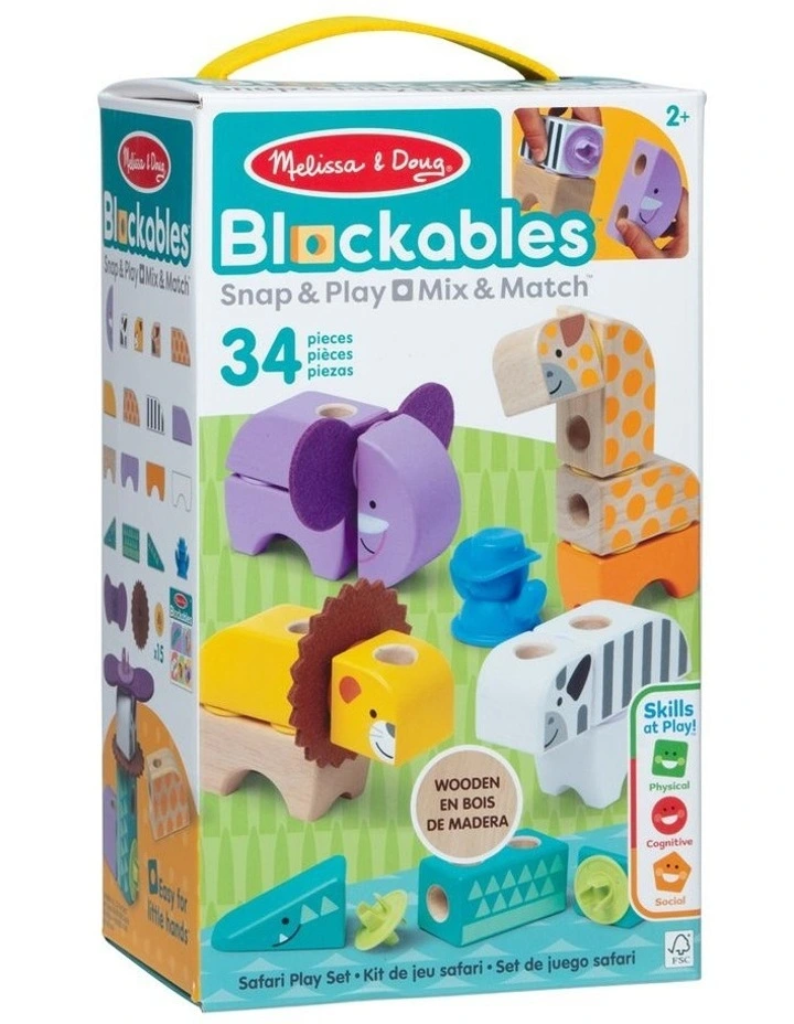 Blockables Safari Animals Building Set - 34 image 2