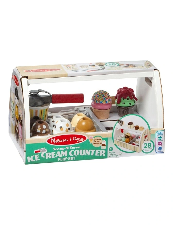 Scoop and Serve Wooden Ice Cream Counter image 2