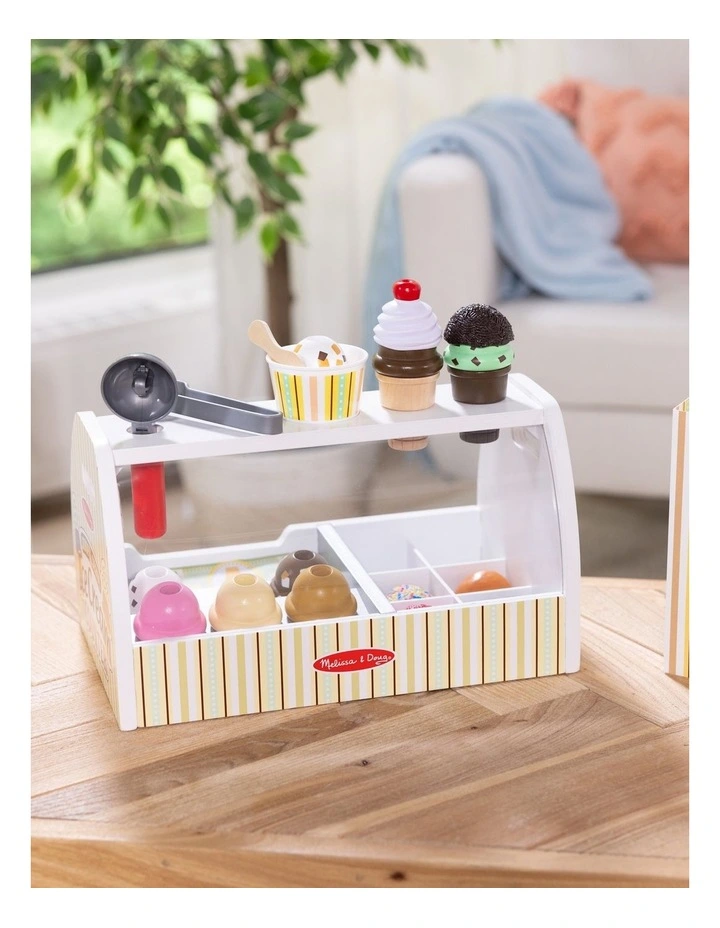 Scoop and Serve Wooden Ice Cream Counter image 6